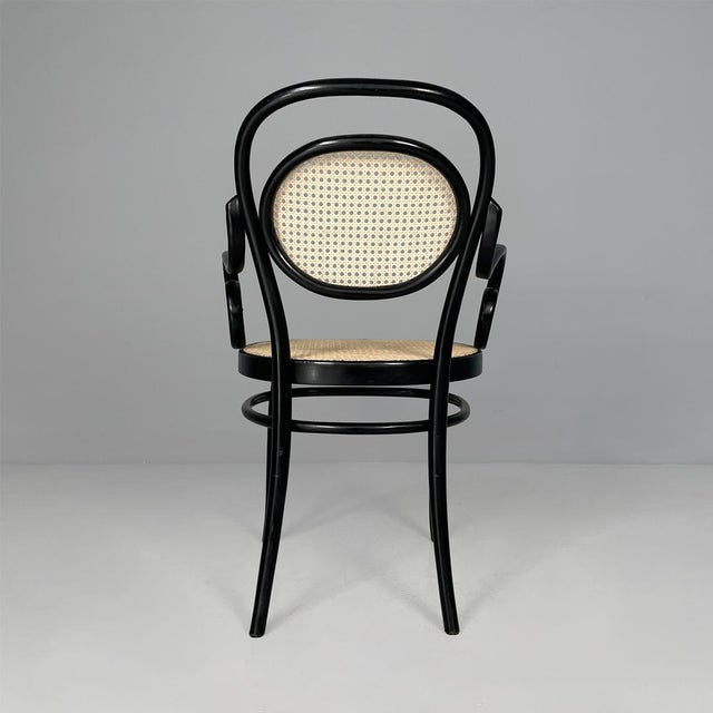 Italian Chairs in Straw and Wood for Sautto and Liberale, 1930s, Set of 6 For Sale - Image 6 of 13