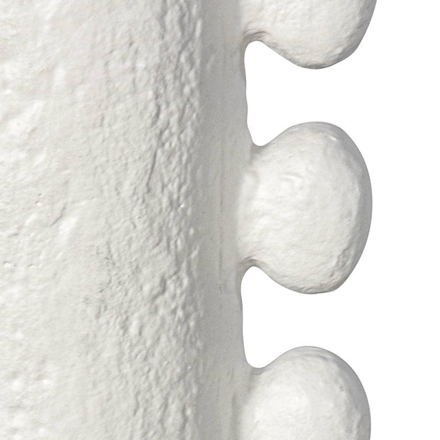 Regina Andrew Sanya Metal Vase Large, White For Sale - Image 4 of 7