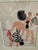Mid-Century Fashion Illustration of Women in Beachwear For Sale - Image 4 of 8