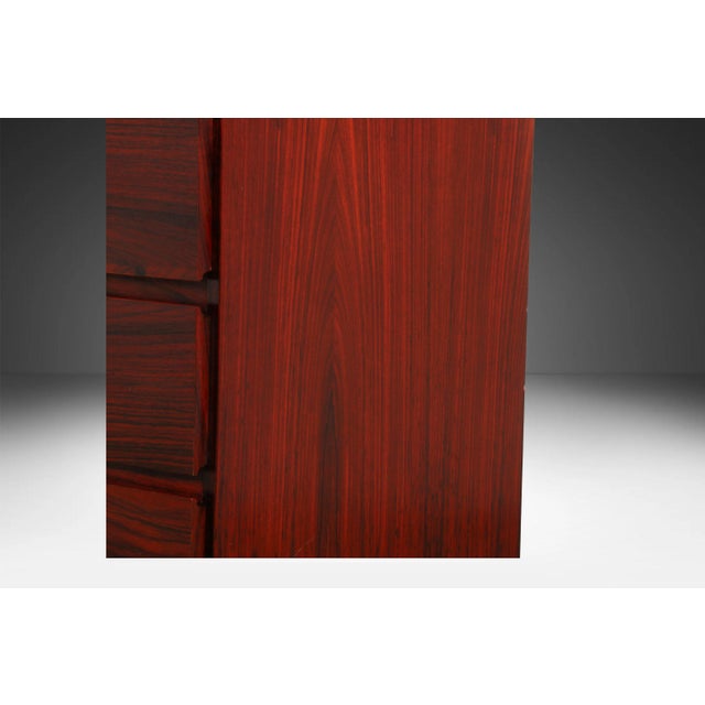 Mid-Century Modern Mid Century Rosewood Lingerie Drawer Chest Dresser Arne Wahl Iversen for Vinde For Sale - Image 3 of 11