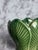 Striking majolica planter in great, vintage condition, and detail leaf design. This piece has a fabulous glaze wear. A...