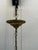 Metal Vintage Petite Hollywood Regency Three Arm Fixture With Prisms For Sale - Image 7 of 7