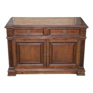 Vintage Italian Credenza in Fir For Sale