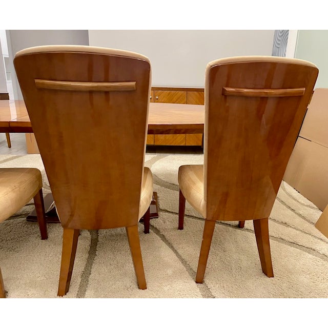 Late 20th Century Art Deco Style Modern Table and Chairs For Sale - Image 11 of 16