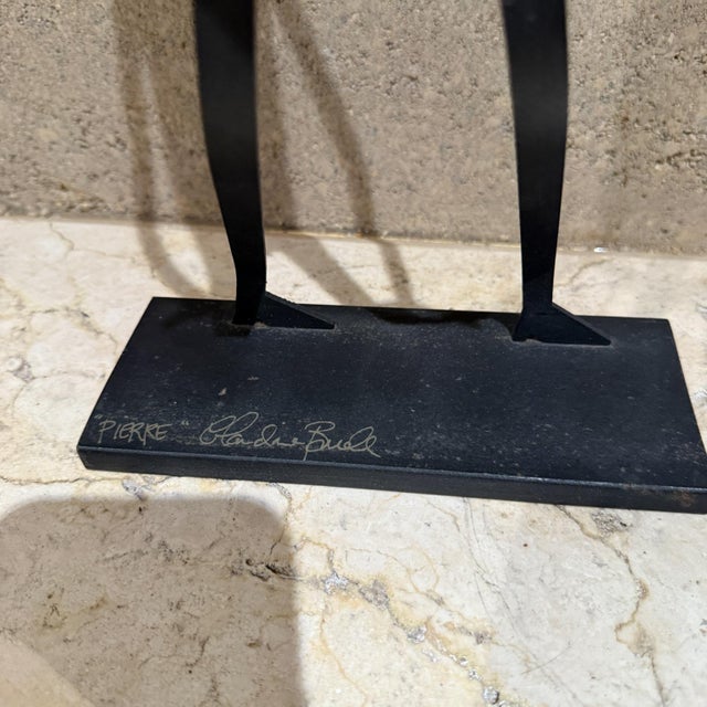 1990s 1990s Sculpted Wine Bottle Holder Pierre by Claudine Buell For Sale - Image 5 of 7