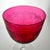 Art Nouveau Early 20th Century Art Nouveau Etched Fuchsia Crystal Goblets Set of 6 For Sale - Image 3 of 3