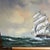 Oil on canvas 20 th Century sailing ship