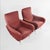 Italian Armchairs in Brick Red Velvet, 1960s, Set of 2 For Sale - Image 3 of 13