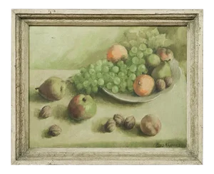 Antique Oil Painting on Canvas by Ferdy Naulaerts (1922-2001)