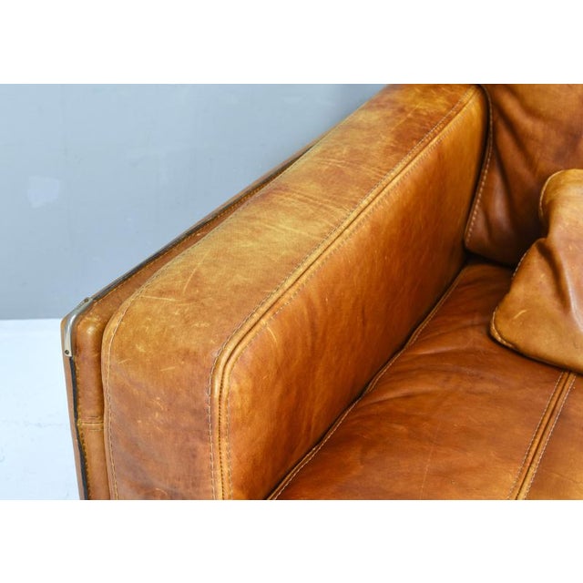 Arcon Sofas in Buffalo Leather by Marco Milisich, Italy, 1970s, Set of 2 For Sale - Image 14 of 18
