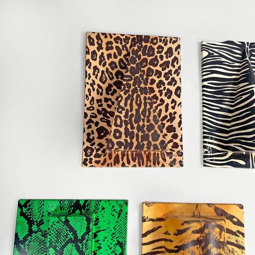 Plastic Italian Modern Zoo Geometrico Wall Decorations by Claudio Parmiggiani, 1970s, Set of 5 For Sale - Image 7 of 18