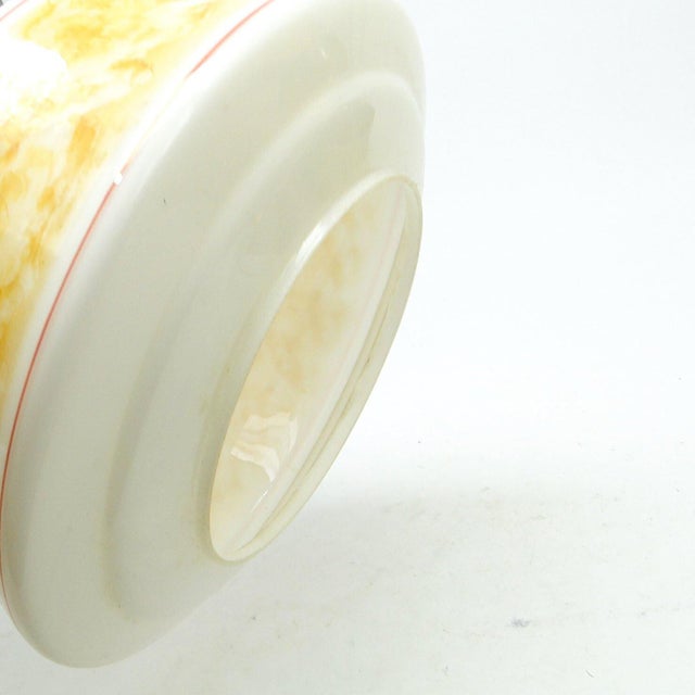 Brass and Glass Pendant Lamp from Polam, 1980s For Sale - Image 3 of 6