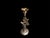 2020s Handmade Antiqued Brass Floral Candlestick Pair For Sale - Image 5 of 8