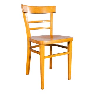 Vintage Beech Dining Chair, 1960s For Sale