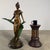Late 20th Century Bronze “Diana With Leaves” Sculpture, 35” H – Classical Female Figure on Marble Base For Sale - Image 11 of 11