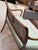 Green Regency Style Caned Bench With Cushion For Sale - Image 8 of 12