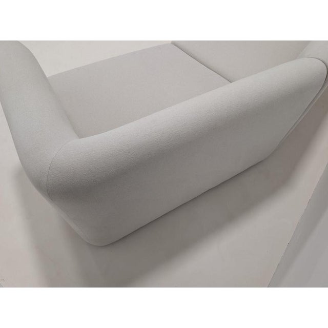 Curved Sofa in Fabric For Sale - Image 12 of 14