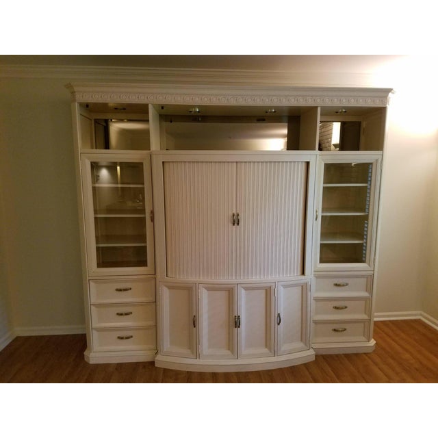 Century Furniture 4Piece Entertainment/Media Center Chairish