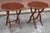 Late 20th Century Pair Late 20th Century Folding-Form Mahogany Butler Wine Tables or Candle Stands For Sale - Image 5 of 11