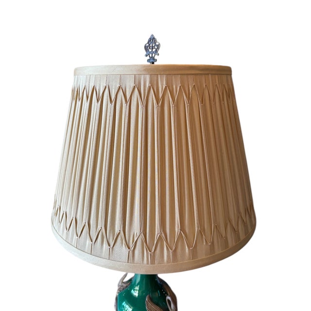 Gilded Swans: A French Revival Table Lamp For Sale - Image 11 of 12