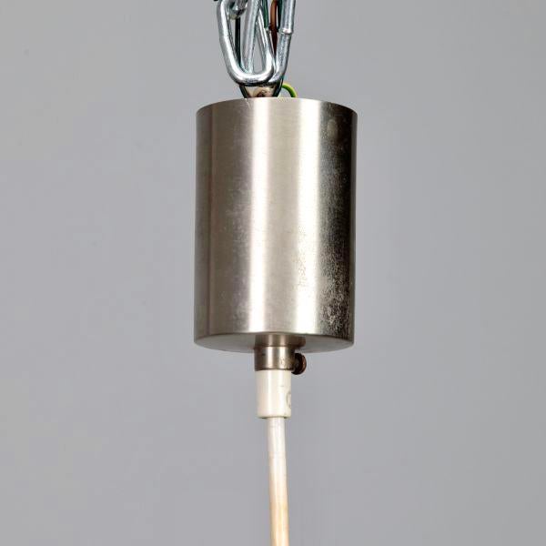 Mid-Century Molded and Textured Glass Globe Pendant Light ...