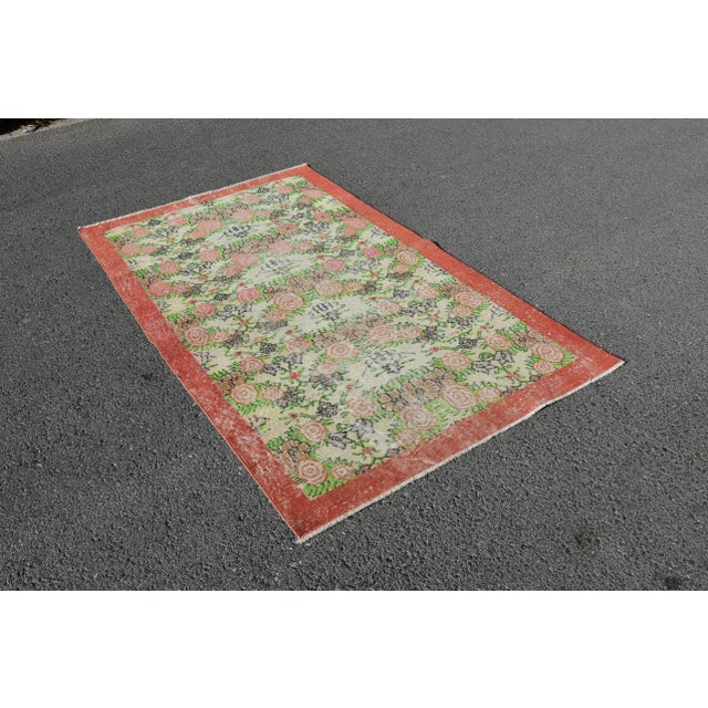 Size: 3.7 x 6.3 Feet ( 115 x 196 Cm ) 45 x 76 Inch Color: Red, Beige, Cream, Dark Gray Material: Wool Fast Shipping:...