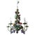 Italian Hand-Painted Fruit and Vine Chandelier with Pomegranates, 1970s For Sale - Image 16 of 16