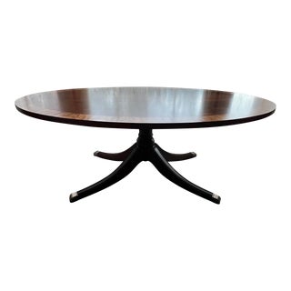 Late 20th Century Ethan Allen French Regency Flame Wood Coffee Table For Sale