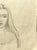 Paper David Adickes Double Sided Early Modern Black & White Figurative Pencil Drawing Study of Doris, Mid 20th Century For Sale - Image 7 of 11