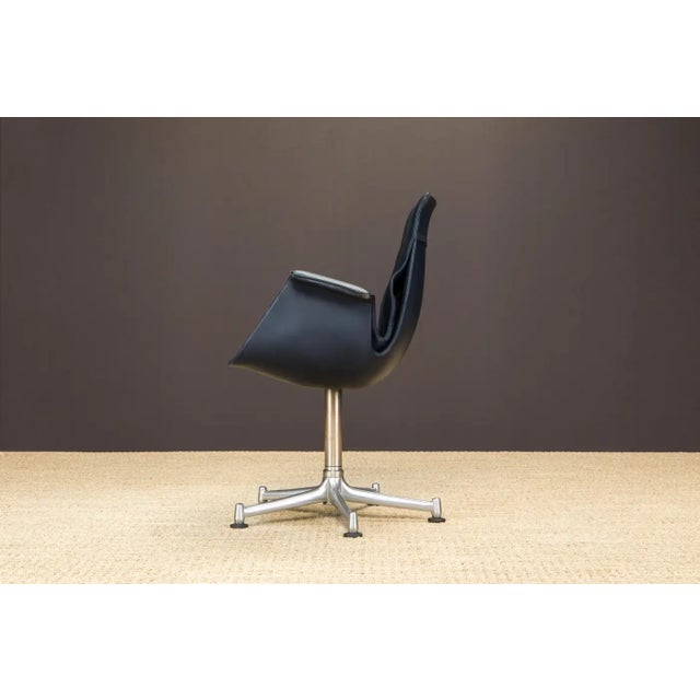 Blue Preben Fabricius & Jørgen Kastholm 'Bird' Chair for Alfred Kill, 1960s, Signed For Sale - Image 8 of 17