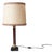 Vintage Marble and Faux Bois Table Lamp, 1960s For Sale