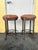 Add a touch of timeless, casual sophistication to your kitchen island or home bar with this handsome pair of backless...