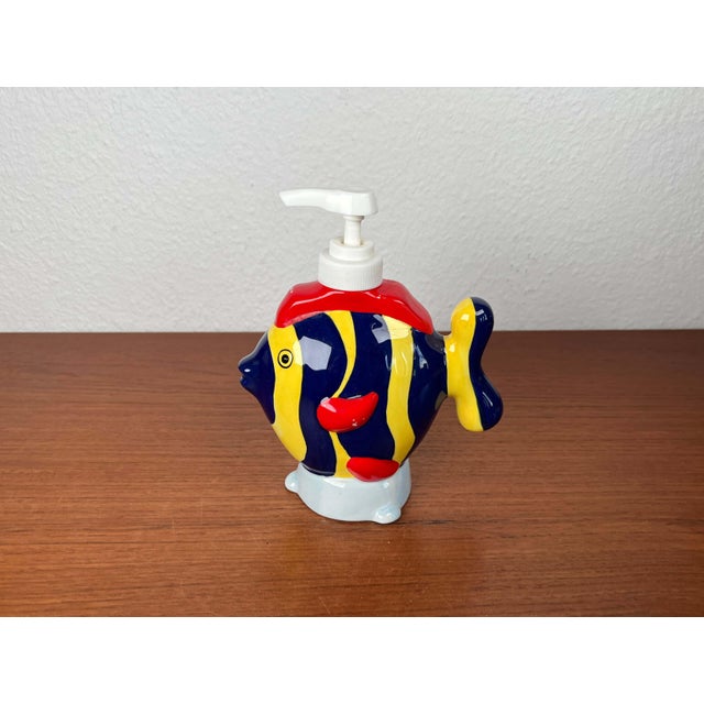 Postmodern Ceramic Fish Soap Pump Dispenser from Allure, 1999, 1990s For Sale - Image 10 of 18