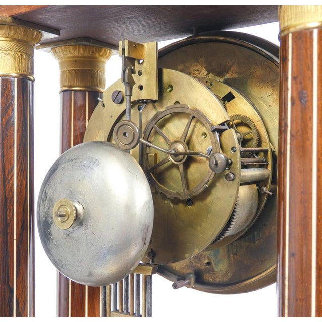 Pendulum Clock with Glass Bell, 19th Century For Sale - Image 15 of 18