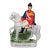 Antique Staffordshire Style Wellington Horseback Figurine Ceramic 10" L For Sale