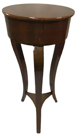 Antique Empire Mahogany Side Table