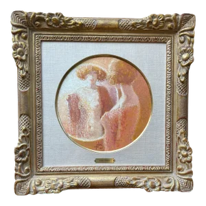 Vintage Original Nude Portrait by Louis Fabian C. 1980