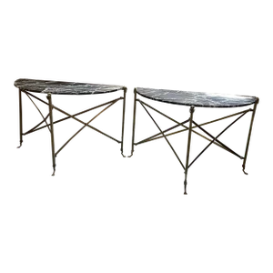 1970s Mid Century Modern Console Tables - Set of 2