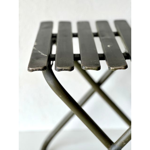 Industrial Folding Metal Chair, 1970s For Sale - Image 6 of 18