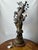 Zinc and Glass Lamp with Nymph from Julien Caussé, 1900s For Sale - Image 3 of 17