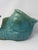 Ceramic Large-Scale Vintage Turquoise Glazed Fish Planter / Sculptural Coastal Vessel – 20” For Sale - Image 7 of 8