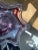 Mid 20th Century Modern Sooner Glass Vase Purple Swirl Pulled Glass For Sale - Image 6 of 8