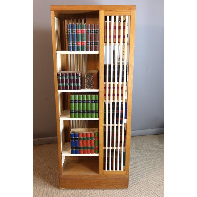 Large Rotating Bookcase, 1970s For Sale - Image 3 of 13
