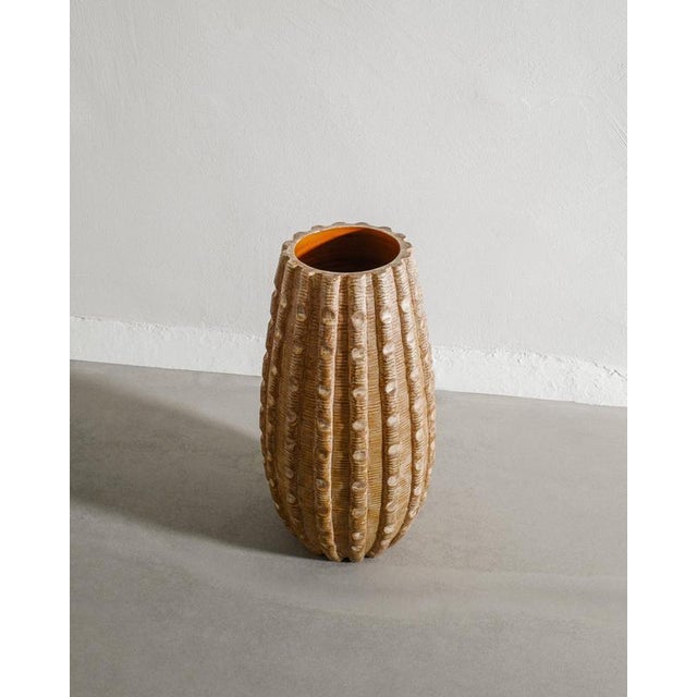 Swedish Floor Vase by Vicke Lindstrand, 1940s For Sale - Image 3 of 6
