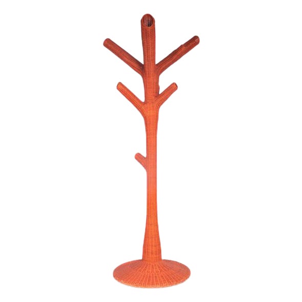 Corallo Coat Rack in Wicker from Gervasoni For Sale