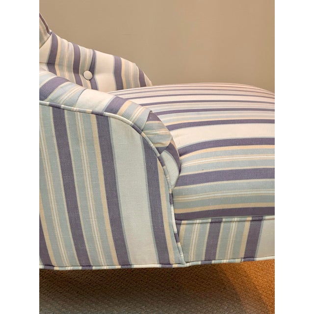 2000 - 2009 Lee Industries Button Tufted Chair For Sale - Image 5 of 12