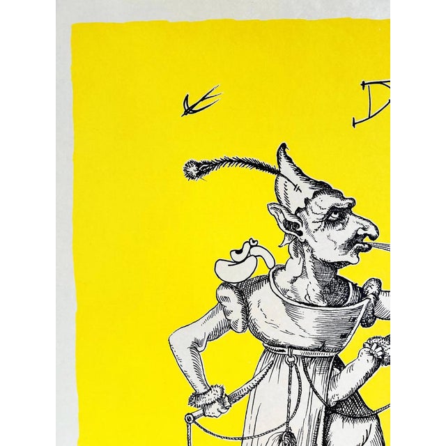 Salvador Dali, Les Songes Drôlatiques de Pantagruel, Planche X, 1973, Lithograph For Sale - Image 4 of 7