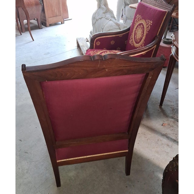 Empire Mahogany Chairs, Set of 2, in Good conditions. Designed before 1890