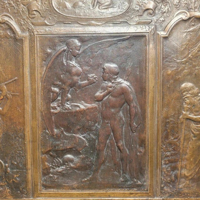 Metal 20th Century The Enigma Mythological Subject in High-Relief Bronze from Georges Dupré For Sale - Image 7 of 18