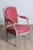 French French Louis XVI Style 19th Century Painted Fauteuil with Abundant Carved Décor For Sale - Image 3 of 10